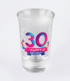 Shotglaasjes 30 jaar - 6 stk