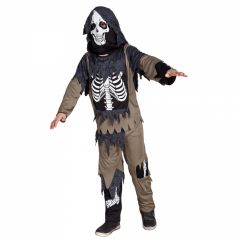 Zombie Skeleton kinder Kostuum 