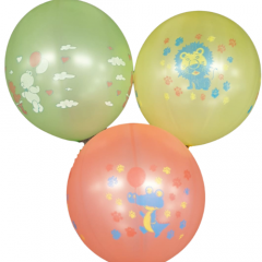 Punchballonnen Assorti met opdruk - 25stk