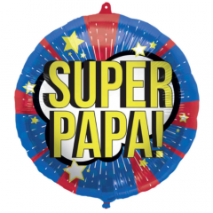 Folieballon Super Papa - 45cm