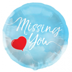 Folieballon Missing You - 45cm