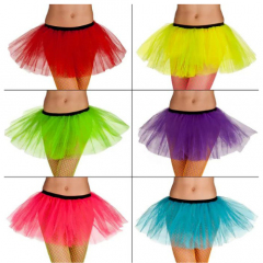 Petticoat met zwarte band - Diverse kleuren