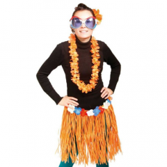 Oranje Hawaii Rokje 45cm