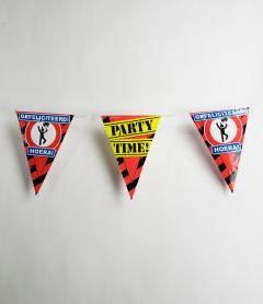 Party Vlaggenlijn - Gefelicteerd Hoera
