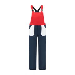 Tuinbroek Navy/Wit/Rood