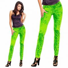 Legging Pailletten Neon Groen