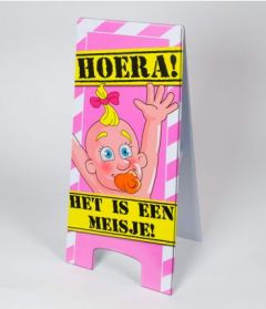 Warning Sign - Geboorte Meisje