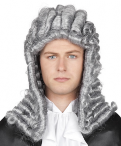 Pruik Rechter Grijs