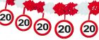 20 Jaar Verkeersbord Slinger met Onderhangers