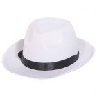 Witte gangster hoed