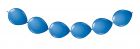 Blauwe Ballonnenslinger - Knoopballonnen - 3 meter
