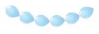 Lichtblauwe Ballonnenslinger - Knoopballonnen - 3 meter