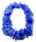 Hawaii krans neon blauw 9.5cm