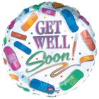 Beterschap ballon 46cm - get well soon