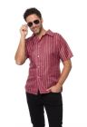 Retro Shirt Rood - S t/m L