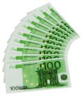 100 euro servetten - 10 stuks