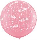 It's a Girl Ballon 90cm - per stuk