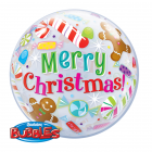 Folieballon Bubbles X-Mas Candy - 56cm