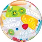 Happy Birthday Bubbles Ballon Fruit 46cm