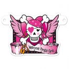 Pink Pirate Girl Banner Letter