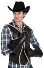 Zwarte Rodeo Cowboy Handschoenen