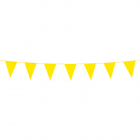 Gele Mini Vlaggenlijn - 3 meter