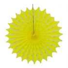 Honeycomb Waaier Neon Geel - 45cm