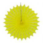 Honeycomb Waaier Neon Geel - 45cm