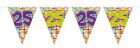 25 Jaar Mini Vlaggenlijn Birthday Blocks - 3 meter