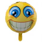 Lachende Emoticon Folieballon - 43cm 