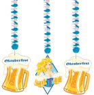 Oktoberfest Bierpullen Hangdecoratie - 3 stuks