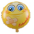 Folieballon Beterschap Smiley - 45cm