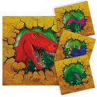 Dinosaurus Servetten - 16 stuks