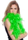 Luxe neon groene disco boa - 1