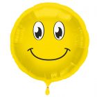 Emoticon Glimlach Folieballon - 45cm