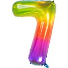 Folieballon Yummy Gummy Rainbow - Cijfer 7