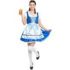 Klassiek Blauw Dirndl Jurk - S t/m Xl