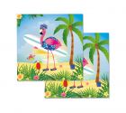 Flamingo Servetten 33x33cm - 20 stuks