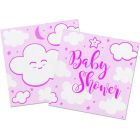 Servetten Babyshower Roze - 20stk