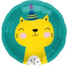 Folieballon Birthday Kat - 45cm