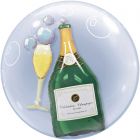 Champagne Fles Bubbles Ballon 61cm