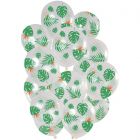 Ballonnen set tropische bladeren - 15stk