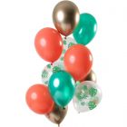 Ballonnen set Tropical Gem - 12stk