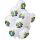 Ballonnen set Color Splash Kinderleeftijden 1 t/m 12 - 12stk