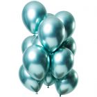 Ballonnen Mirror Chrome Groen - 12stk