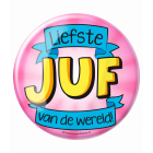 XL Button Liefste Juf