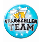 XL Button Vrijgezellen Team - Blauw