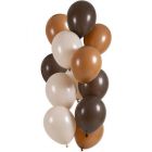 Ballonnen Set Mocha Chocolate - 12stk