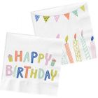 Servetten Happy Birthday - ECO