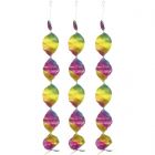 Hangdecoratie Rainbow Spiraal - 4stk